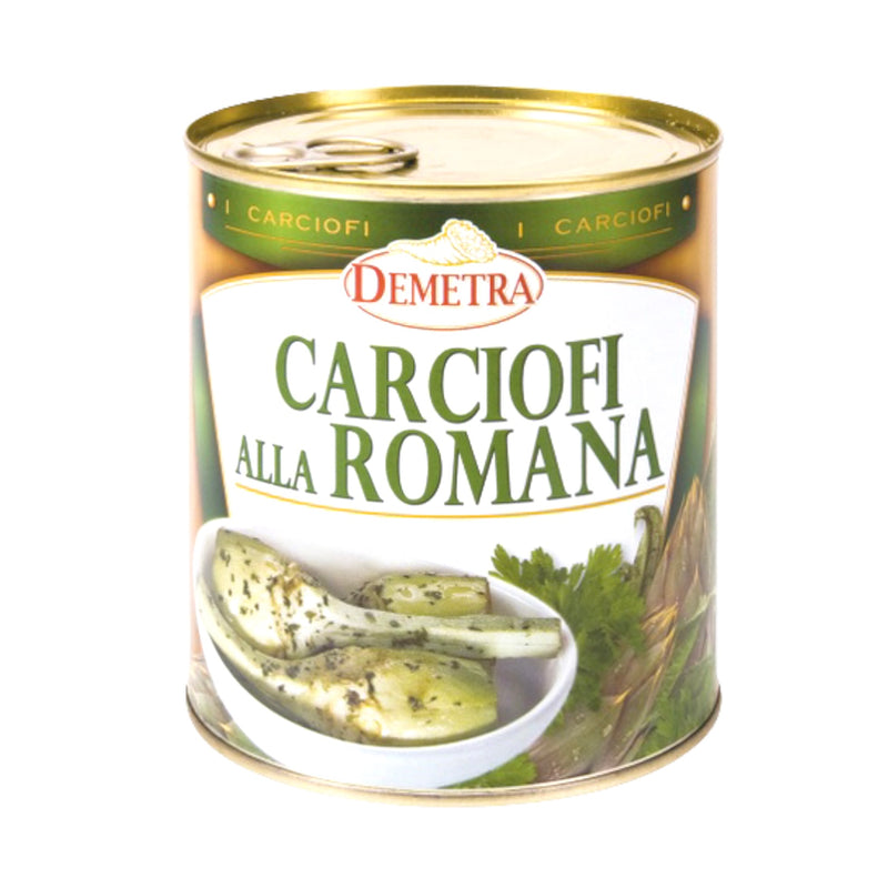Carciofi Trifolati Alla Romana Con Gambo 780g