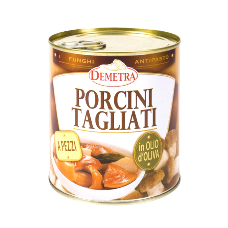 Porcini Tagliati In Olio Di Oliva 800g